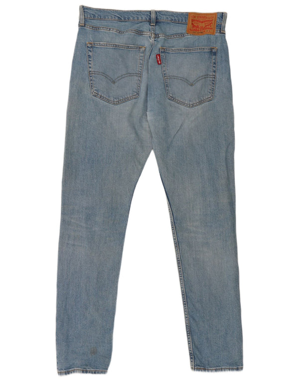Levi's Masculino 512 Lo-Ball Slim Tapered Jeans W34 L33 Azul Algodão