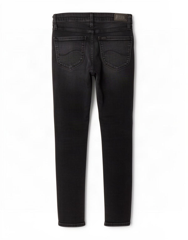 Lee Womens Scarlett Skinny Jeans W30 L31 Algodão Cinza