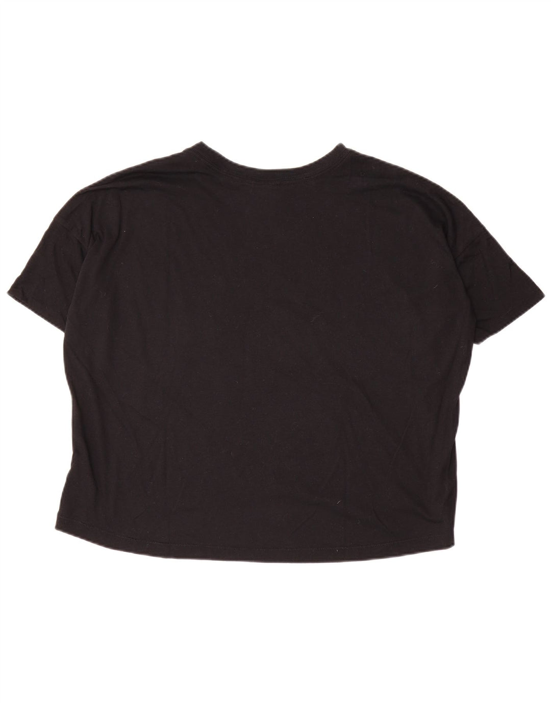 Camiseta Nike Feminina Crop Oversized Graphic Top UK 10 Pequena Poliéster Preta