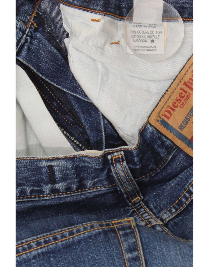 Diesel Masculino Bootcut Jeans W32 L33 Azul Algodão