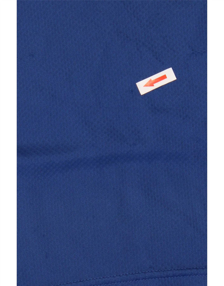 Adidas Mens Climacool Vest Top Médio Azul Colourblock Poliéster