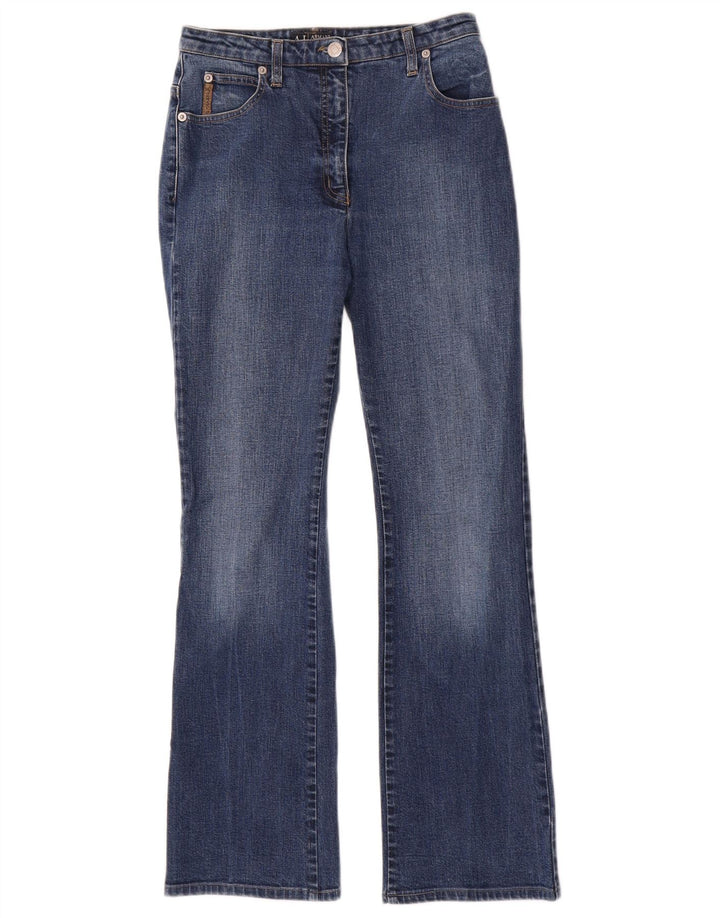 ARMANI Calça jeans feminina bootcut W27 L29 algodão azul