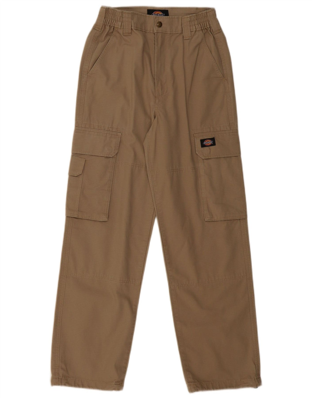 Calças cargo retas masculinas Dickies W26 L27 algodão bege
