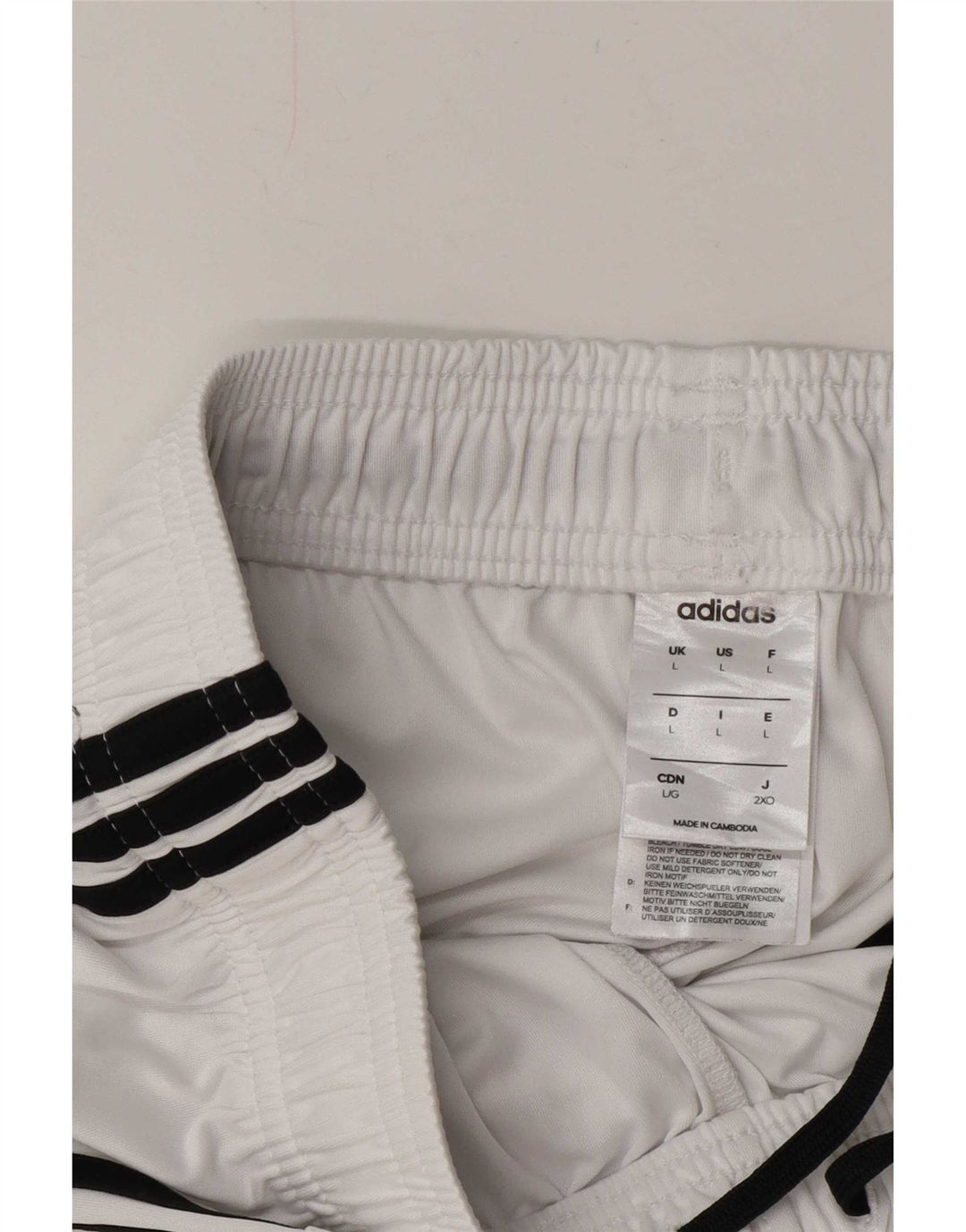 Adidas Mens Climalite Sport Shorts Grande Poliéster Branco