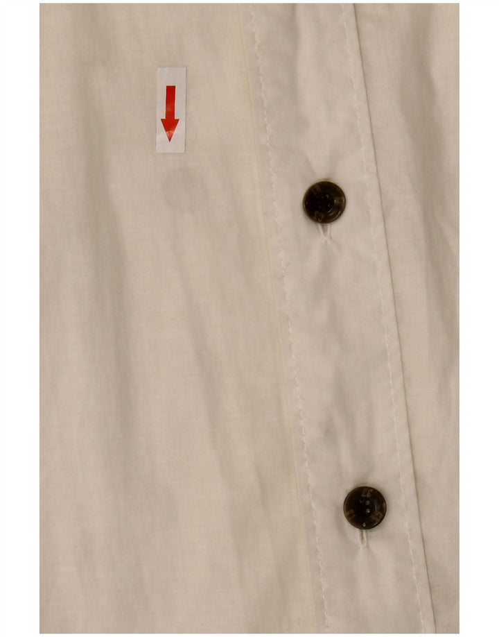 Camisa gráfica masculina G-Star grande algodão branco