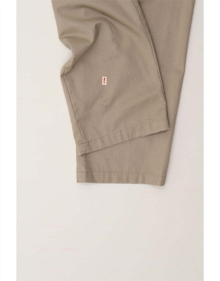IZOD Mens Straight Chino Trousers W36 L32 Beige Cotton Vintage Izod and Second-Hand Izod from Messina Hembry 