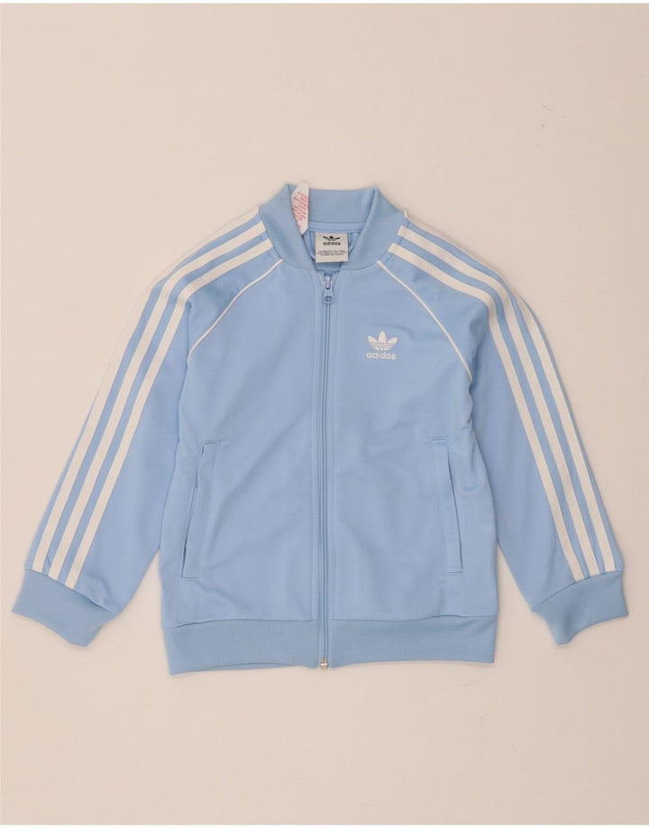 Jaqueta Adidas Meninos Treino Top 5-6 Anos Azul Poliéster
