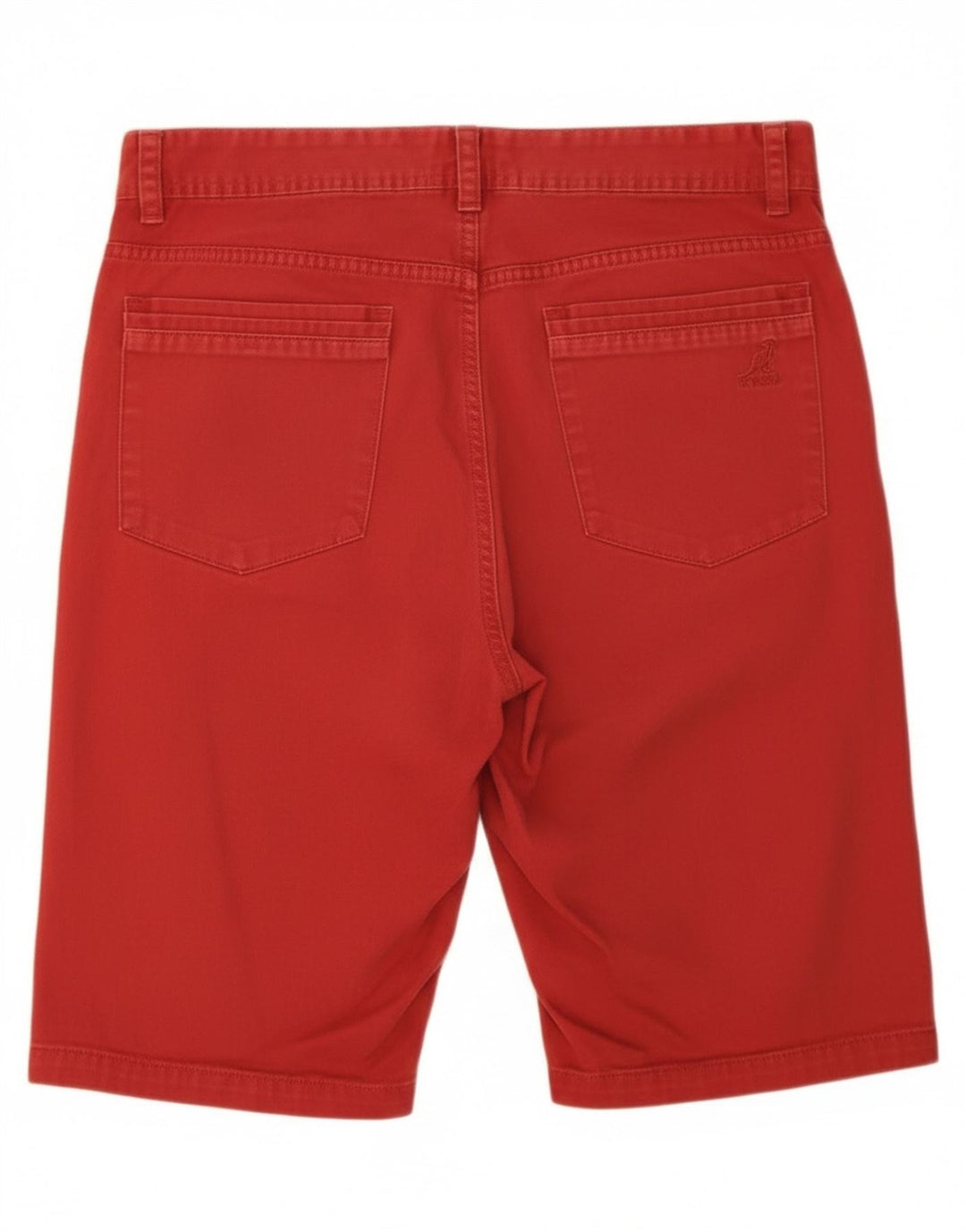 Kangol Mens Chino Shorts Pequeno W29 Algodão Vermelho