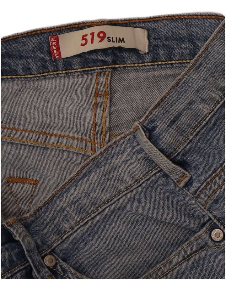Jeans Levis 519 Slim Feminino W30 L32 Azul