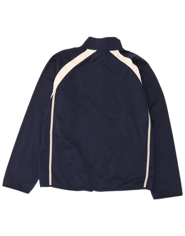 Jaqueta superior de agasalho masculino Starter, poliéster Colourblock azul marinho médio