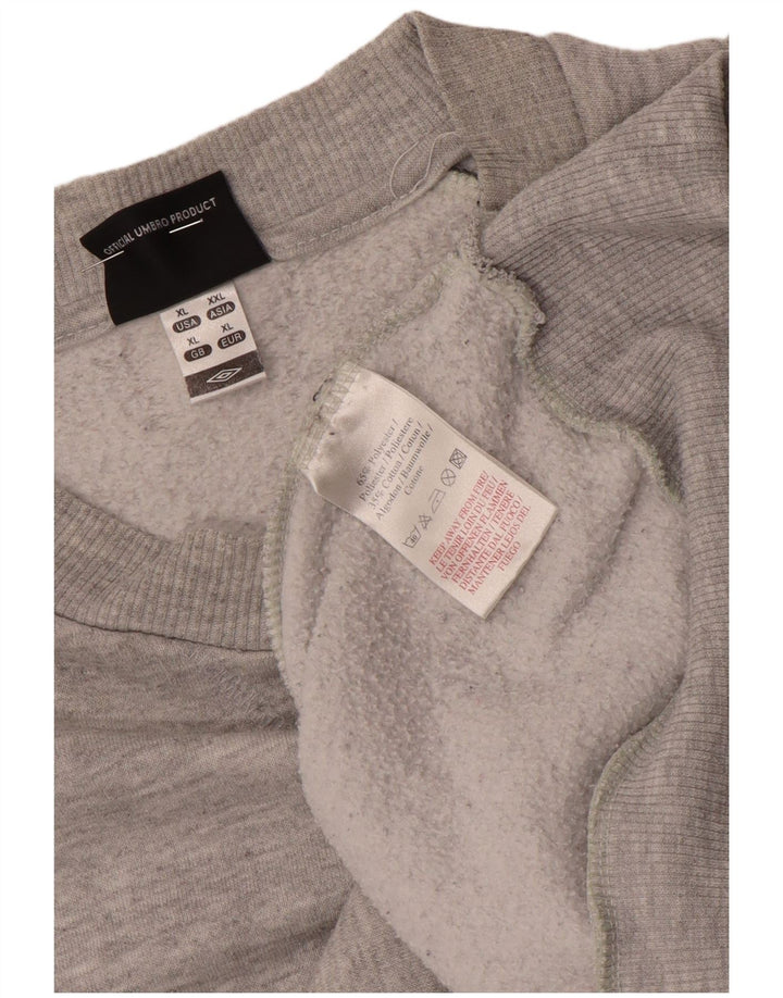 Moletom Masculino Umbro Jumper XL Cinza Poliéster