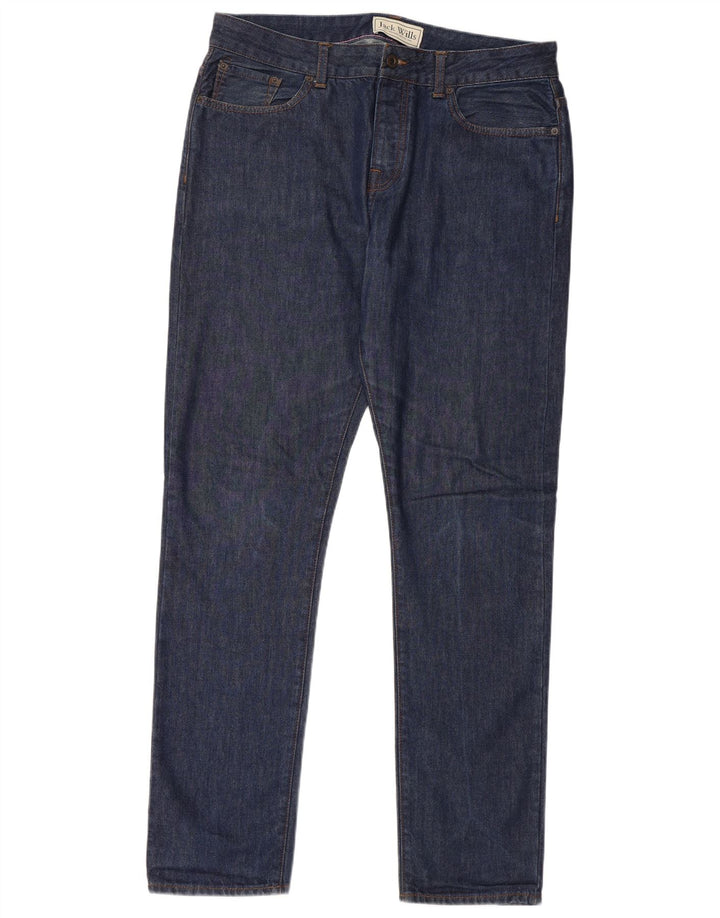 JACK WILLS Mens Jeans Slim W34 L32 Azul Marinho Algodão