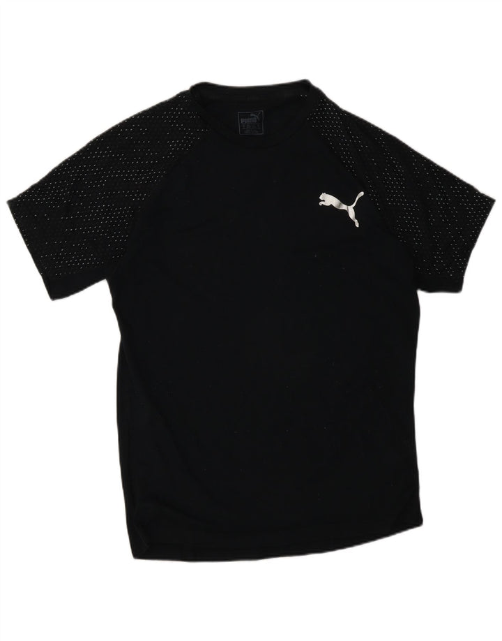 Puma Camiseta Masculina Top Médio Poliéster Preto