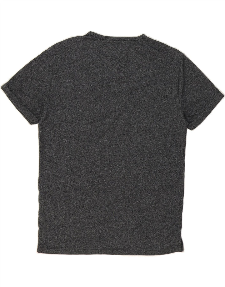 TOMMY HILFIGER Mens Regular Fit T-Shirt Top XS Grey Cotton Vintage Tommy Hilfiger and Second-Hand Tommy Hilfiger from Messina Hembry 