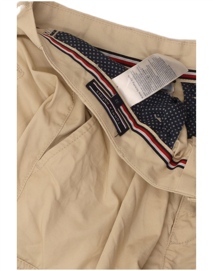 Shorts cargo masculino Tommy Hilfiger W32 algodão bege médio