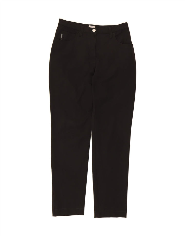 ARMANI Womens Slim Casual Trousers W29 L29 Black Vintage Armani and Second-Hand Armani from Messina Hembry 