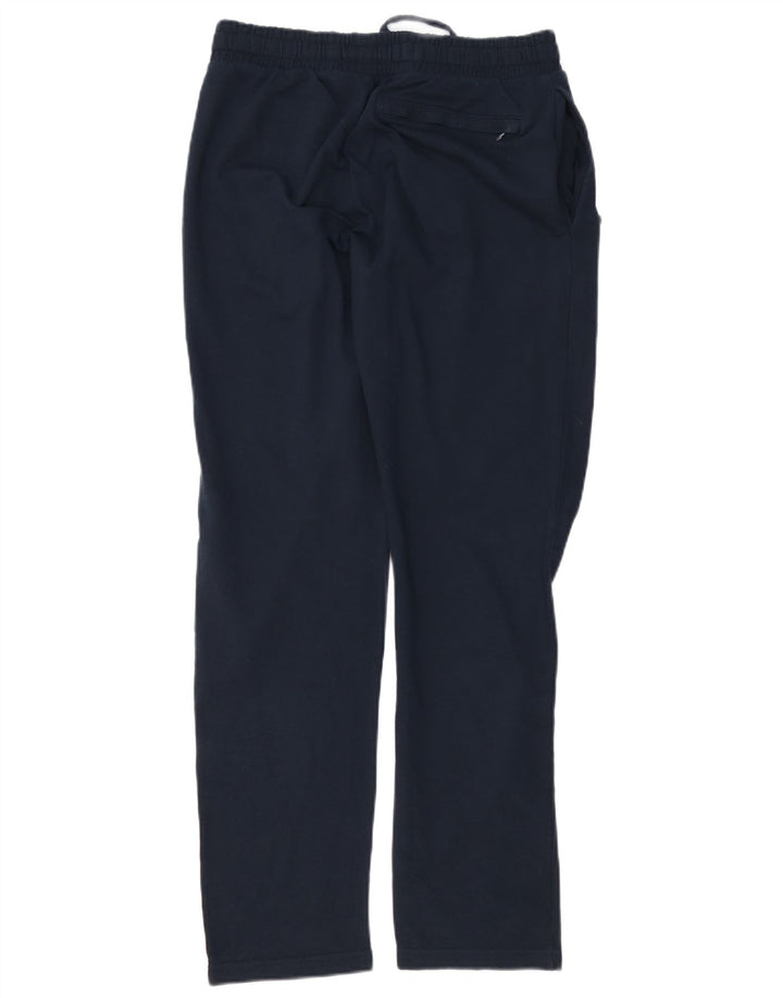 Calça de treino masculina MARKS & SPENCER de algodão azul marinho médio