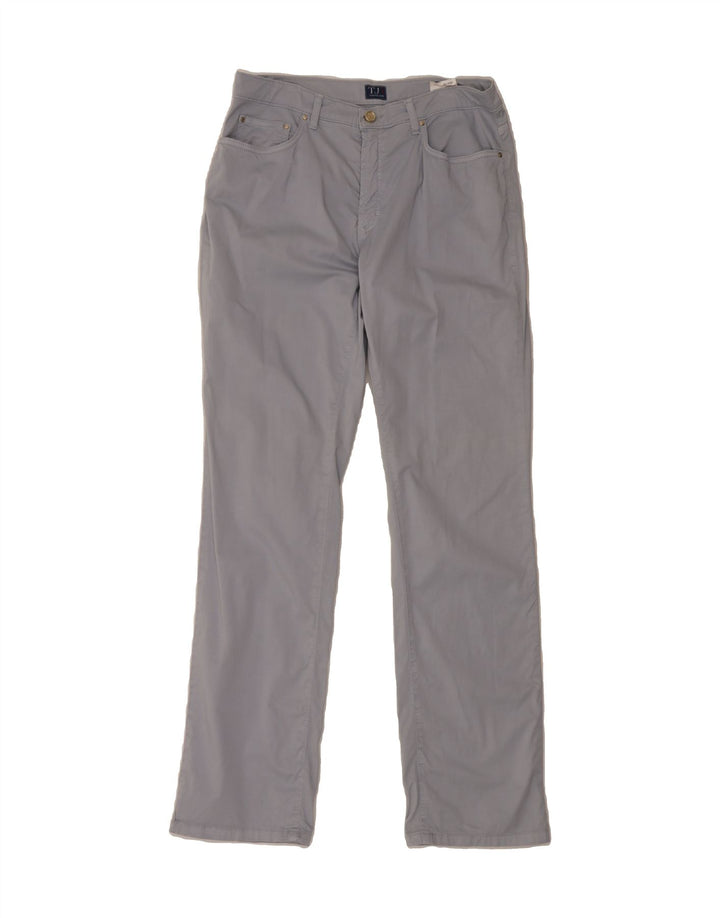 TRUSSARDI Mens Straight Casual Trousers W32 L33  Blue Cotton Vintage Trussardi and Second-Hand Trussardi from Messina Hembry 
