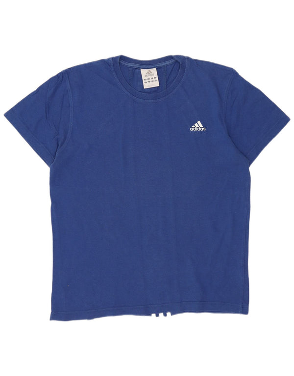 Adidas Mens Graphic T-Shirt Top UK 36/38 Pequeno Azul Algodão