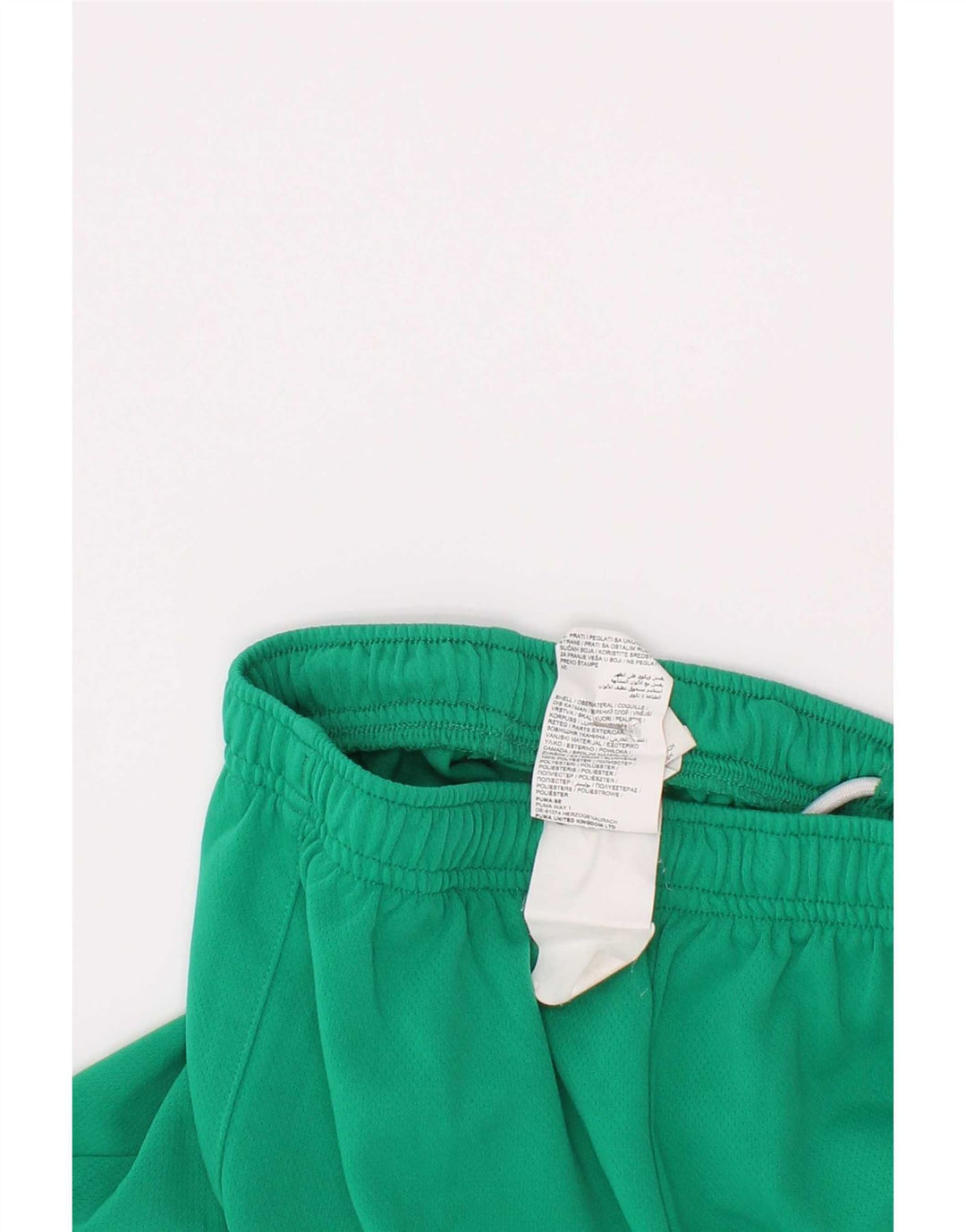 Shorts esportivos Puma meninos 7-8 anos verde poliéster
