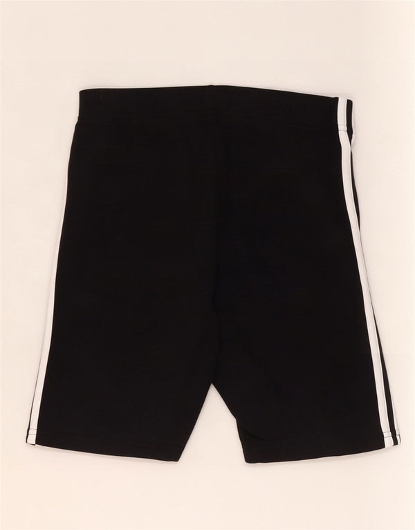 Shorts esportivos femininos Adidas UK 12/14 médio preto algodão