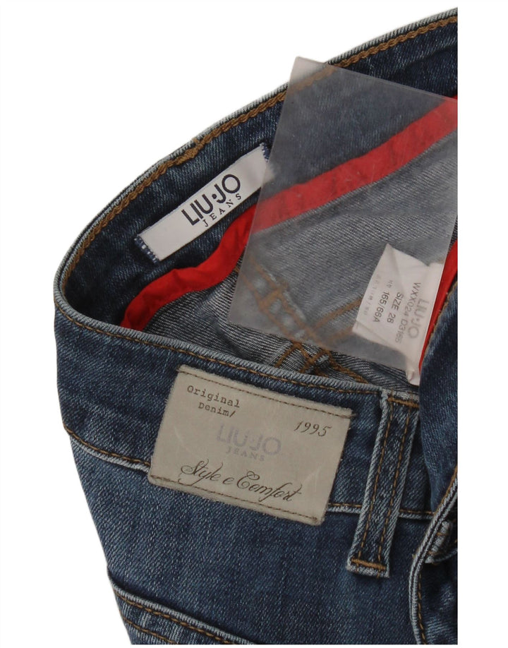 Calça jeans feminina Liu Jo W28 L25 azul