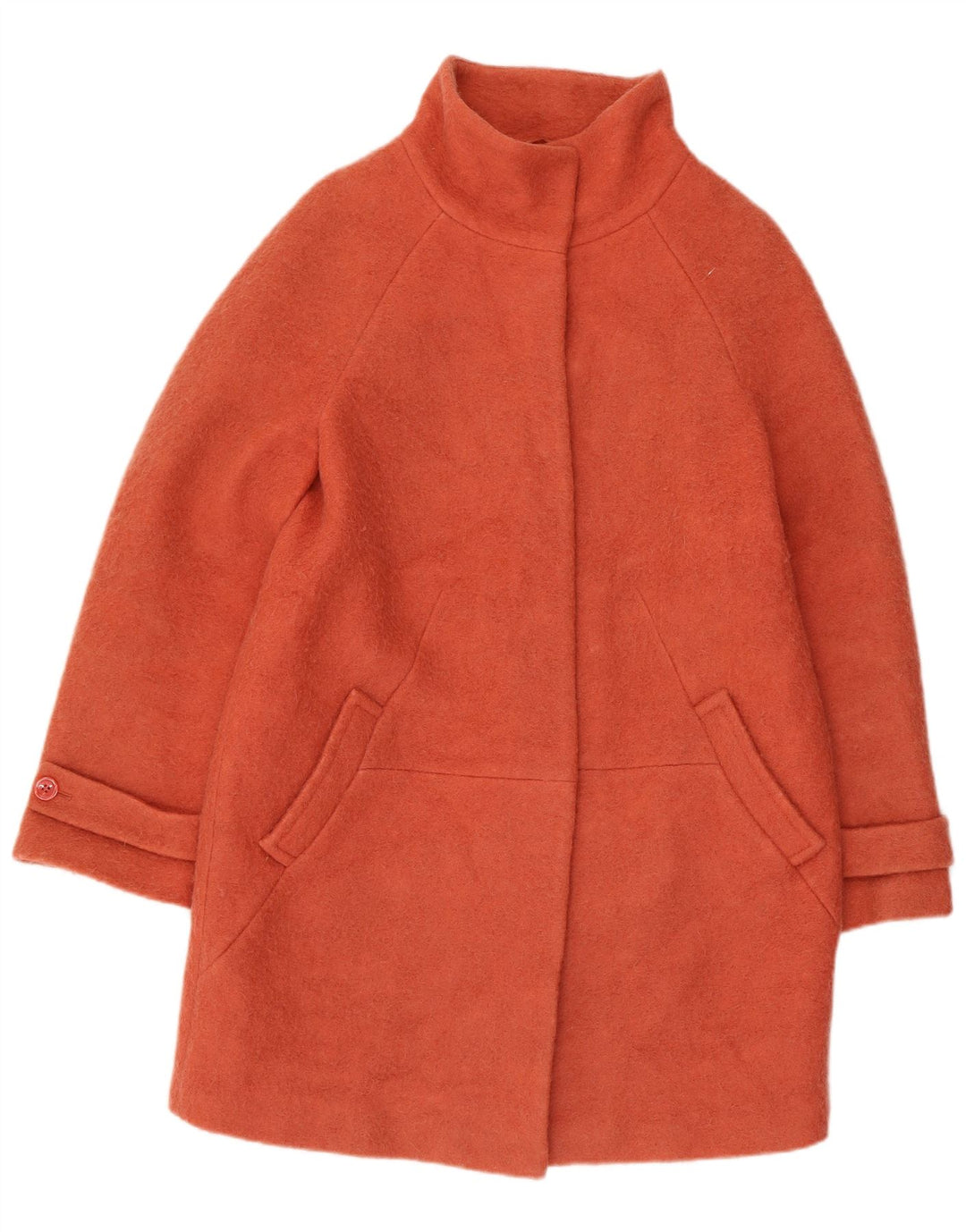 Sobretudo feminino Marks & Spencer UK 14 grande lã rosa