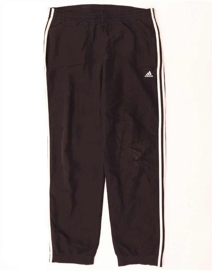 Adidas Mens Treino Calças Joggers Médio Poliéster Preto