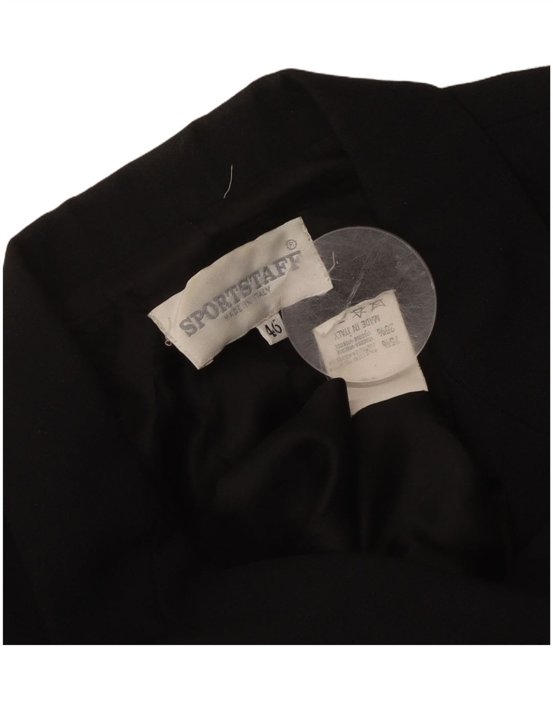 Jaqueta blazer feminina SPORTSTAFF com peito duplo IT 46 grande preta