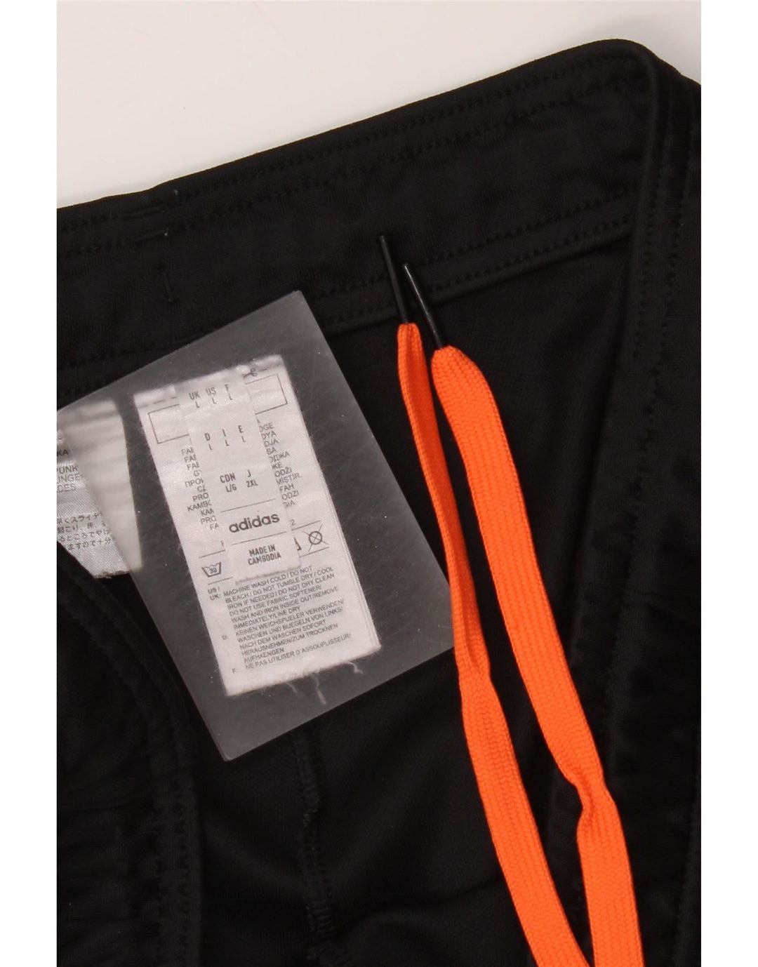 Calça Adidas Mens MESSI Treino Grande Poliéster Preto