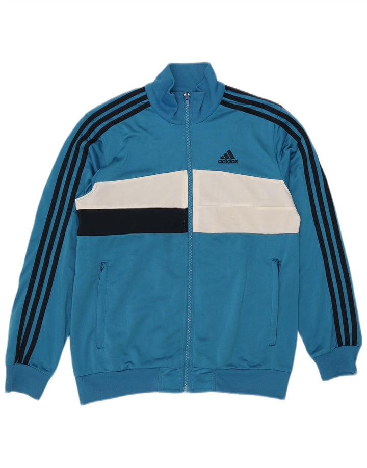 Adidas Mens Tracksuit Top Jacket XS Azul Colourblock Poliéster