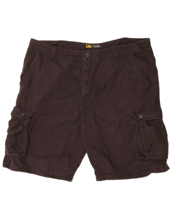 Lee Mens Cargo Shorts W42 2XL Algodão Preto