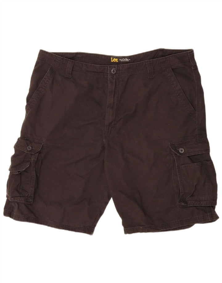 Lee Mens Cargo Shorts W42 2XL Algodão Preto