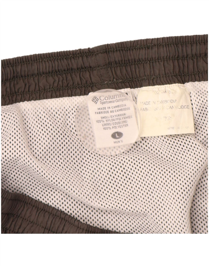 Shorts de natação masculino Columbia grande poliéster cinza