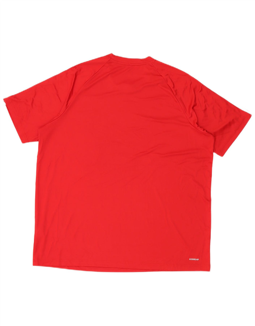 Adidas Mens Aeroready Camiseta Top 2XL Poliéster Vermelho