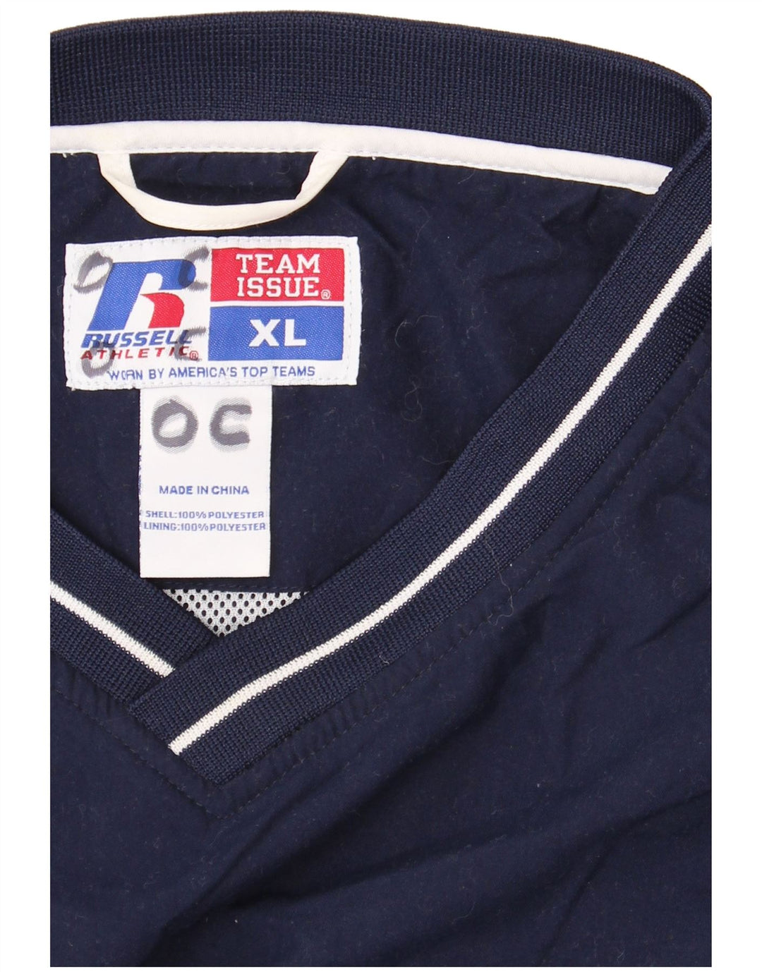 Moletom masculino RUSSELL ATLÉTICO Jumper XL Azul marinho Colourblock Poliéster