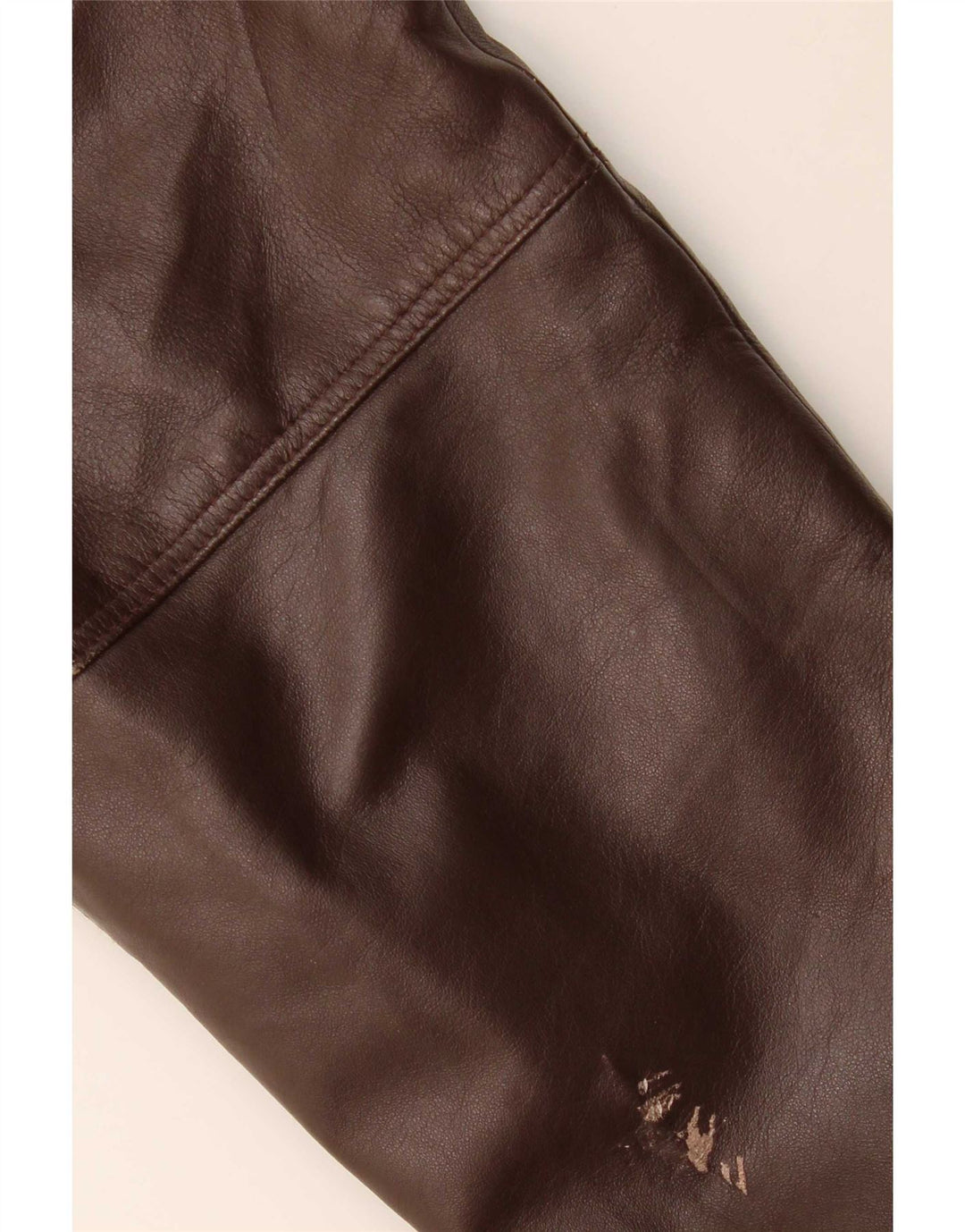 Jaqueta de couro masculina vintage Reino Unido 40 grande couro marrom