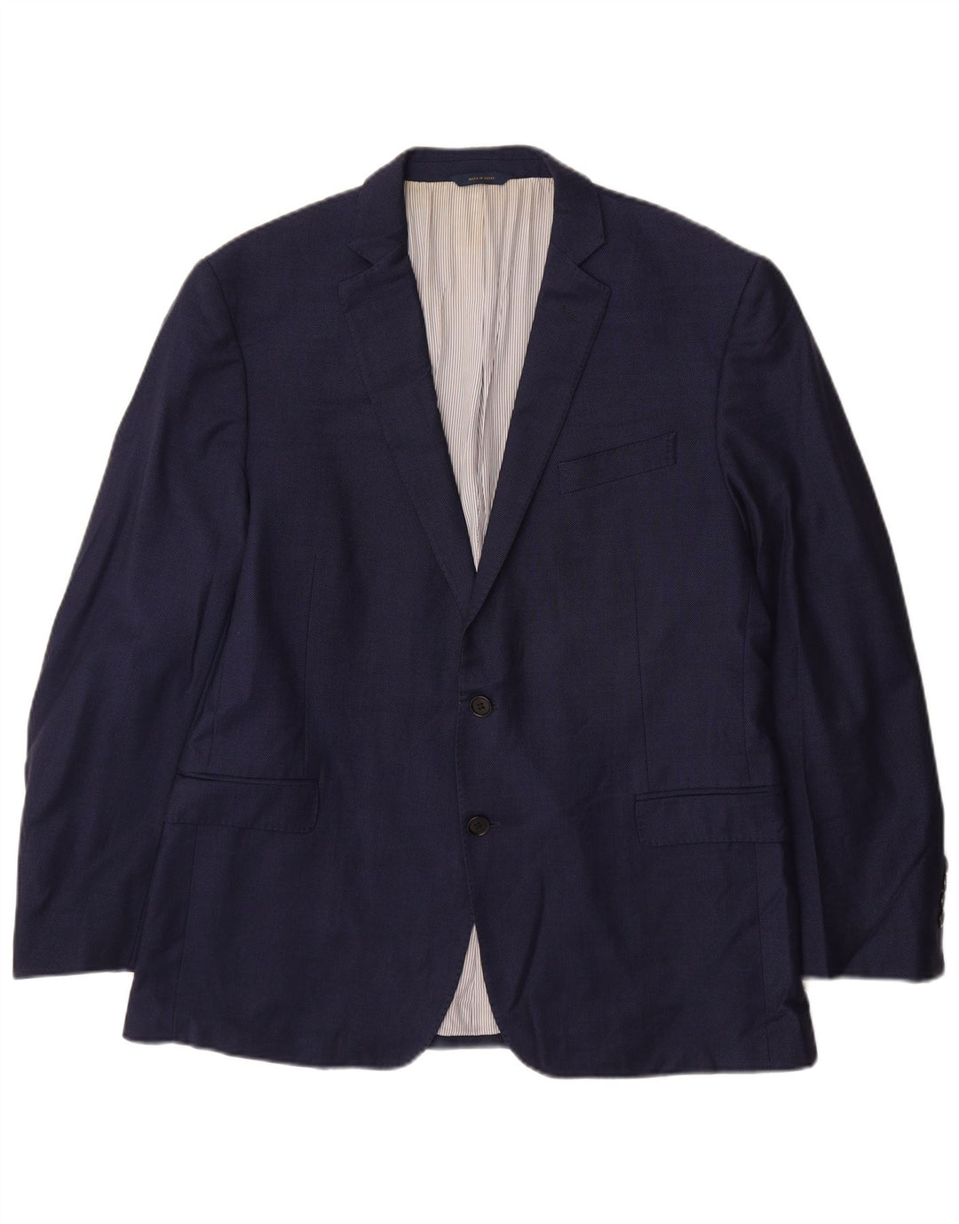 Brooks Brothers Jaqueta masculina Regent Fit Blazer Reino Unido 44 2XL lã azul marinho