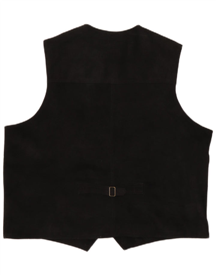 Colete masculino de camurça Pionier 4XL preto