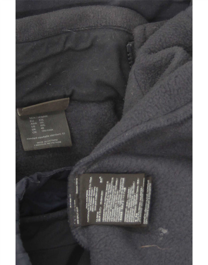 Jaqueta corta-vento masculina Jack Wolfskin Reino Unido 48 2XL poliéster azul marinho