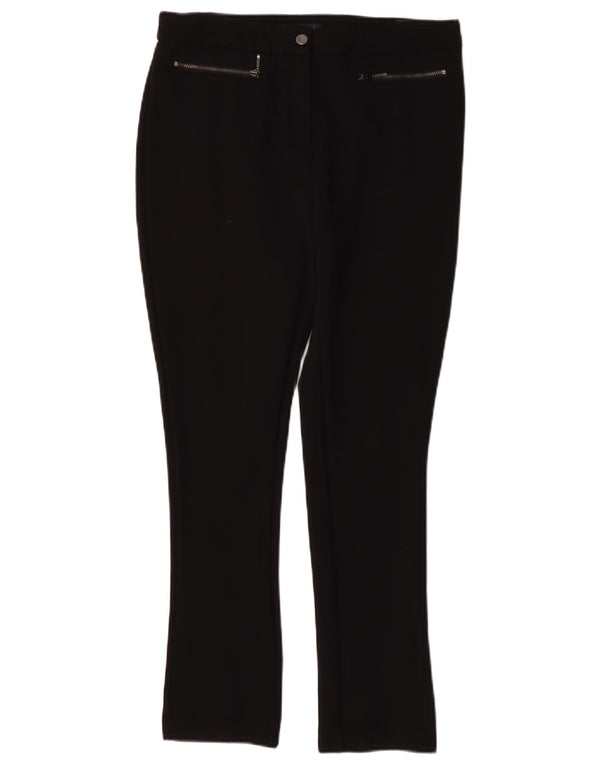 Calça feminina skinny casual Marks & Spencer UK 12 média W32 L29 preta