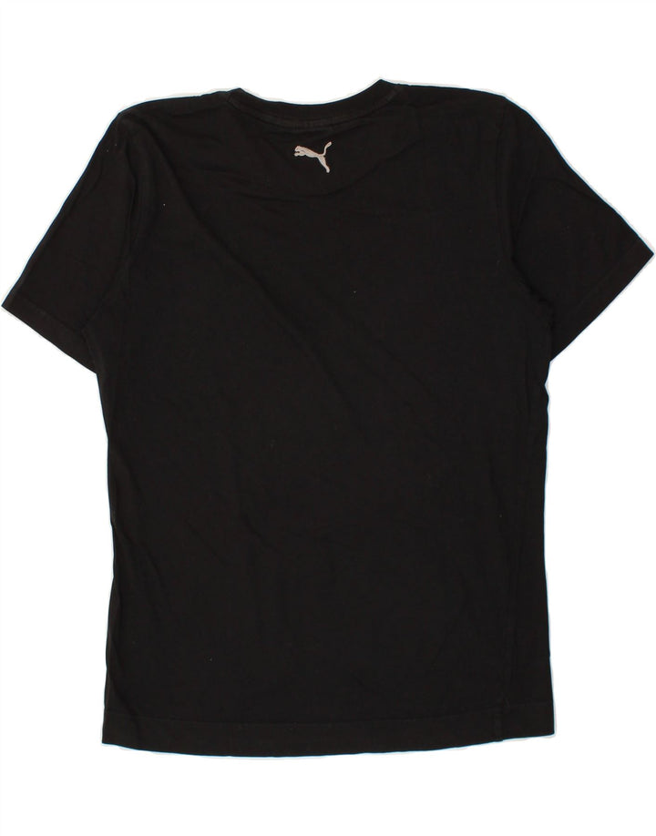PUMA Mens T-Shirt Top Small Black Cotton Vintage Puma and Second-Hand Puma from Messina Hembry 