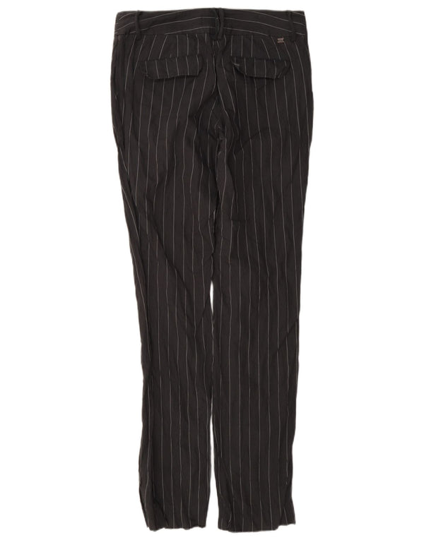 Calça feminina Quiksilver Straight Suit W25 L31 cinza risca de giz