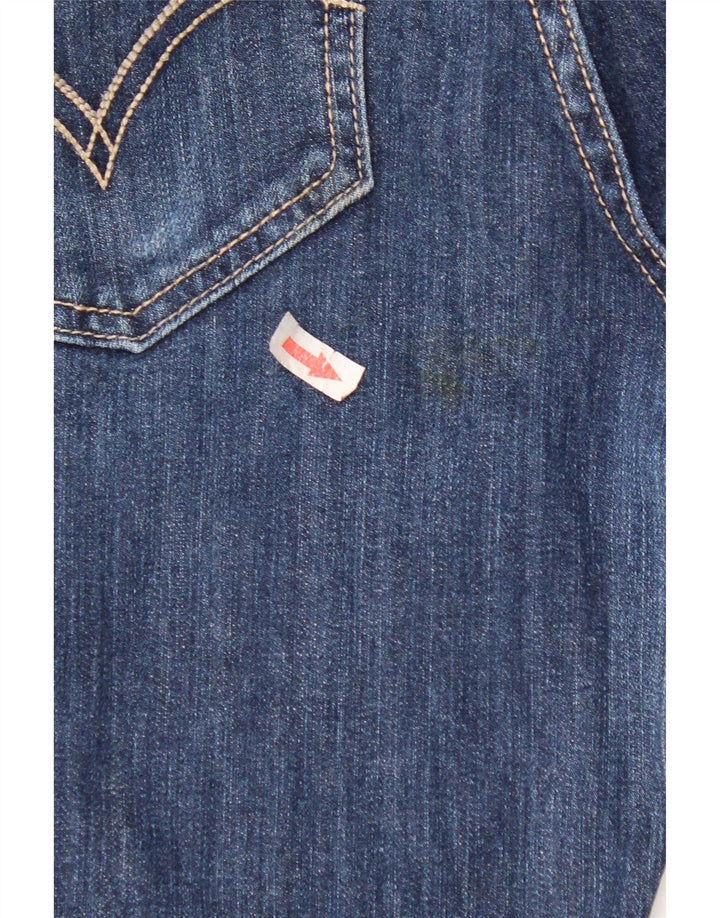 Calça jeans feminina Levi's 524 Straight W29 L32 azul algodão