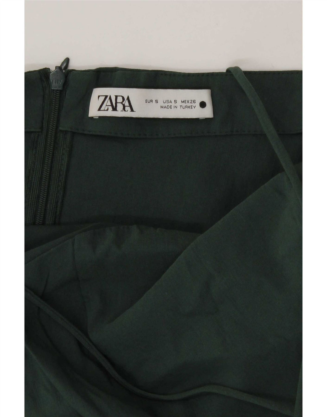 Vestido bodycon feminino Zara Reino Unido 8 pequeno verde