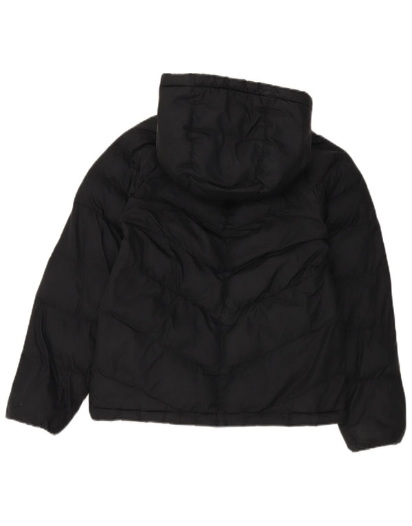 Jaqueta acolchoada com capuz Nike Boys 10-11 anos poliéster preto médio