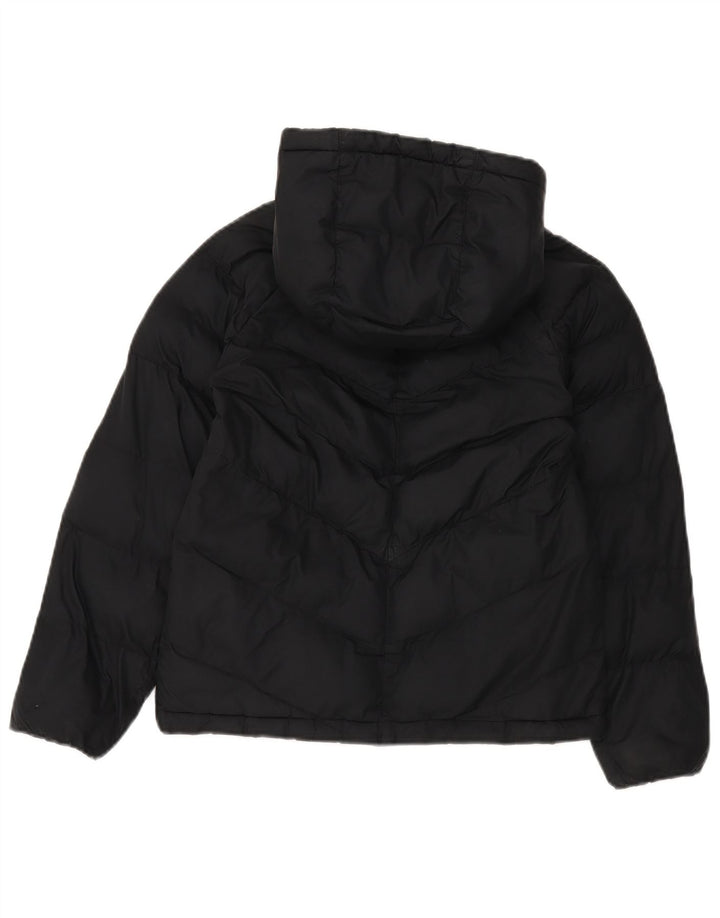 Jaqueta acolchoada com capuz Nike Boys 10-11 anos poliéster preto médio