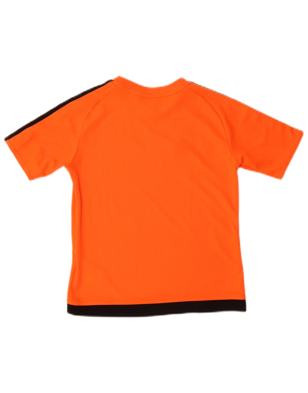 Camiseta Adidas Menino Climalite Top 9-10 Anos Laranja Colorblock Poliéster