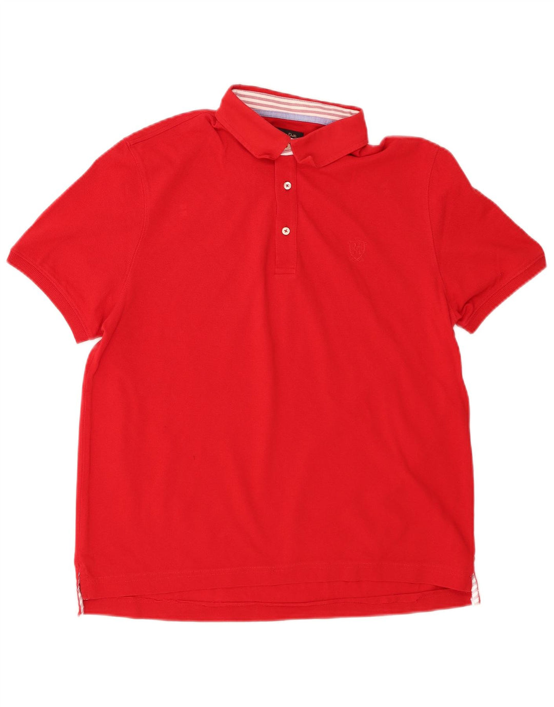 Camisa polo masculina MASSIMO DUTTI XL algodão vermelho