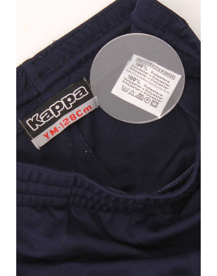 Shorts esportivos Kappa Boys 7-8 anos médio azul marinho poliéster